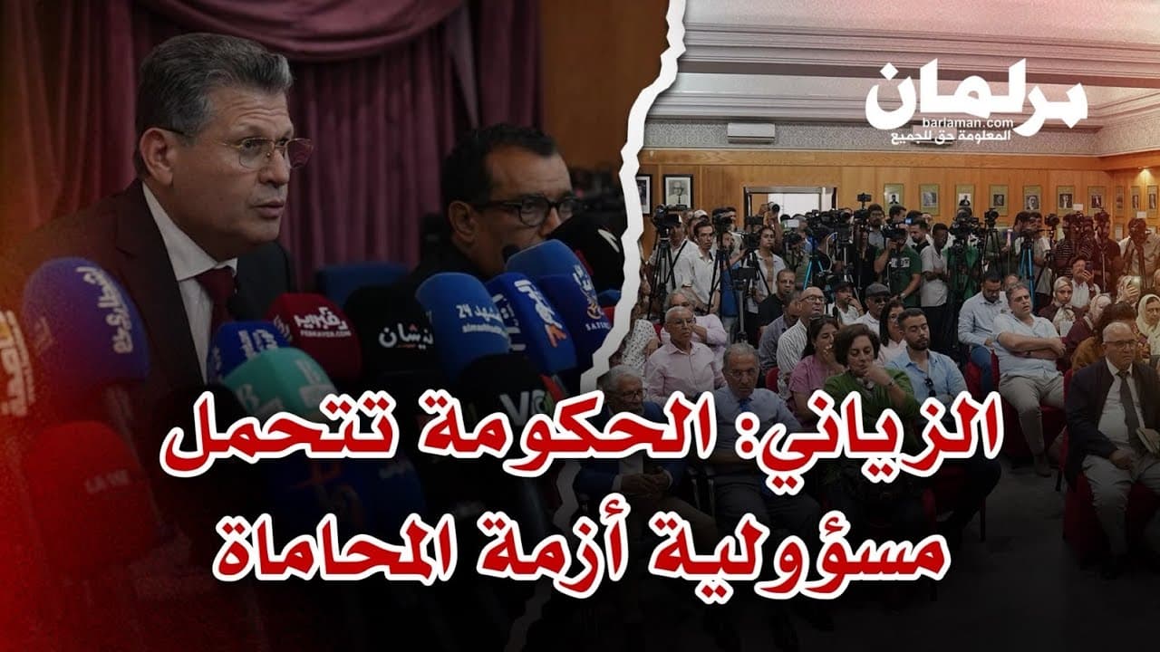 الزياني: مشروع قانون المحاماة “ولد من أزمة وحمل علتها معه” والحكومة تتحمل مسؤولية تدبيرها