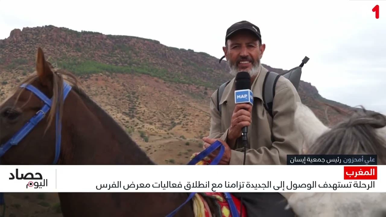 رحلة من الخنيفرة نحو الجديدة على صهوات الخيل احتفاء بالحصان العربي البربري